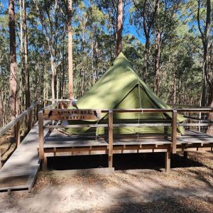 5m diameter Army Green ProTech Double Door Bell Tent