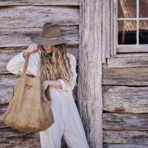 Market Tote | Waxed Clay |  Pony Rider