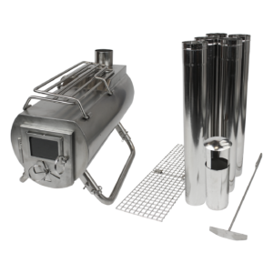 Gstove Heat View XL Camping Stove | Glass door