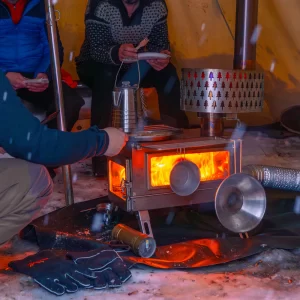Winnerwell® Nomad PLUS Double View External Air Wood Burning Tent Stove - Medium Size